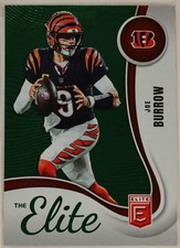 2025 Panini Donruss Elite The Elite Joe Burrow #1 Green