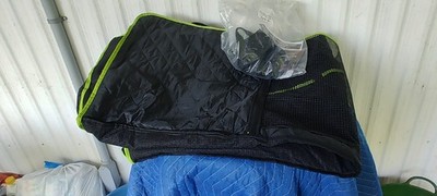 NZONPET Black and Green Dog 4 In 1 Dog Car Seat Cove Back Seat Cover Waterproof 