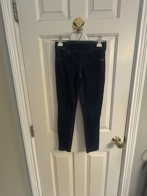 Girls Justice Pull-On Denim Leggings-Size 8