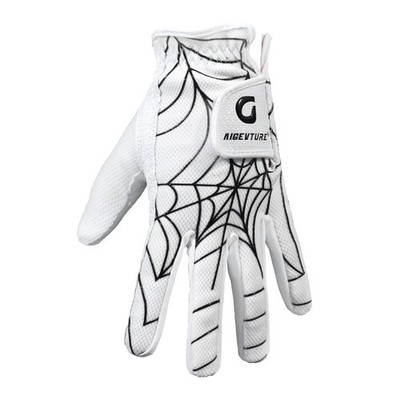 AIGEVTURE Golf Gloves Kids Junior Toddlers Left Hand M (5 7Y), White