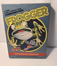 Frogger Atari 5200 Game Complete in Box Tested image