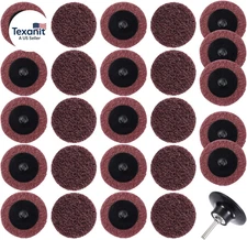 25PCS Sanding Discs 2 Inch Roll Lock Quick Change Disc Surface Conditioning Disc