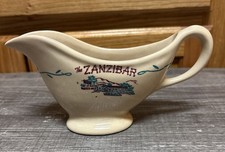 VTG TEPCO USA CHINA ZANZIBAR CAFE Restaurant Ware Gravy Boat RARE Route 66 Cali