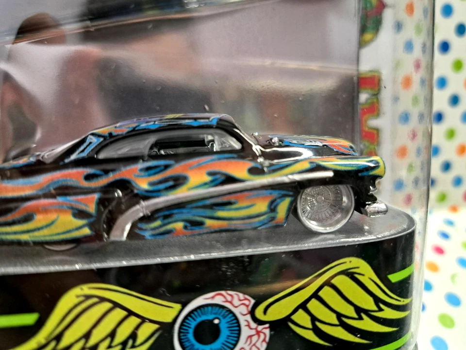 HOT WHEELS 2025 LATA DE ACEITE PERSONALIZADA RAT FINK 51 MERCURY NUEVO Foto 2 de 4