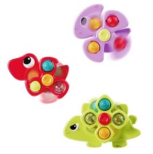 3PCS Dinosaur Suction Cup Toys for 1 Year Old Boys Girls  Sensory Baby Bath ...