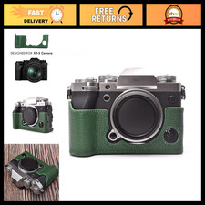 Genuine Leather Half Case for Fuji XT5 Digital Camera - Protective Grip Cover, G
