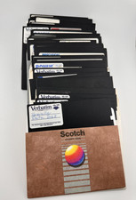 Lot of 42 Vintage 5.25" Floppy Disks Verbatim BASF Scotch 2S/2D Used