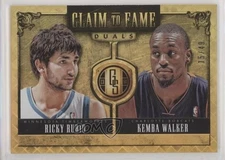 2013 Panini Gold Standard Claim to Fame Duals /49 Kemba Walker Ricky Rubio #29