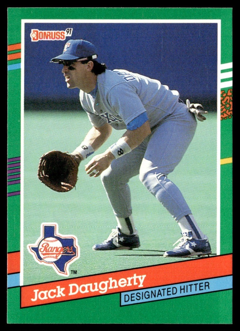 1991 Donruss Jack Daugherty Texas Rangers #576