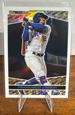 2021 Topps Chrome Update Francisco Lindor #BGC-5 Black Gold Mets