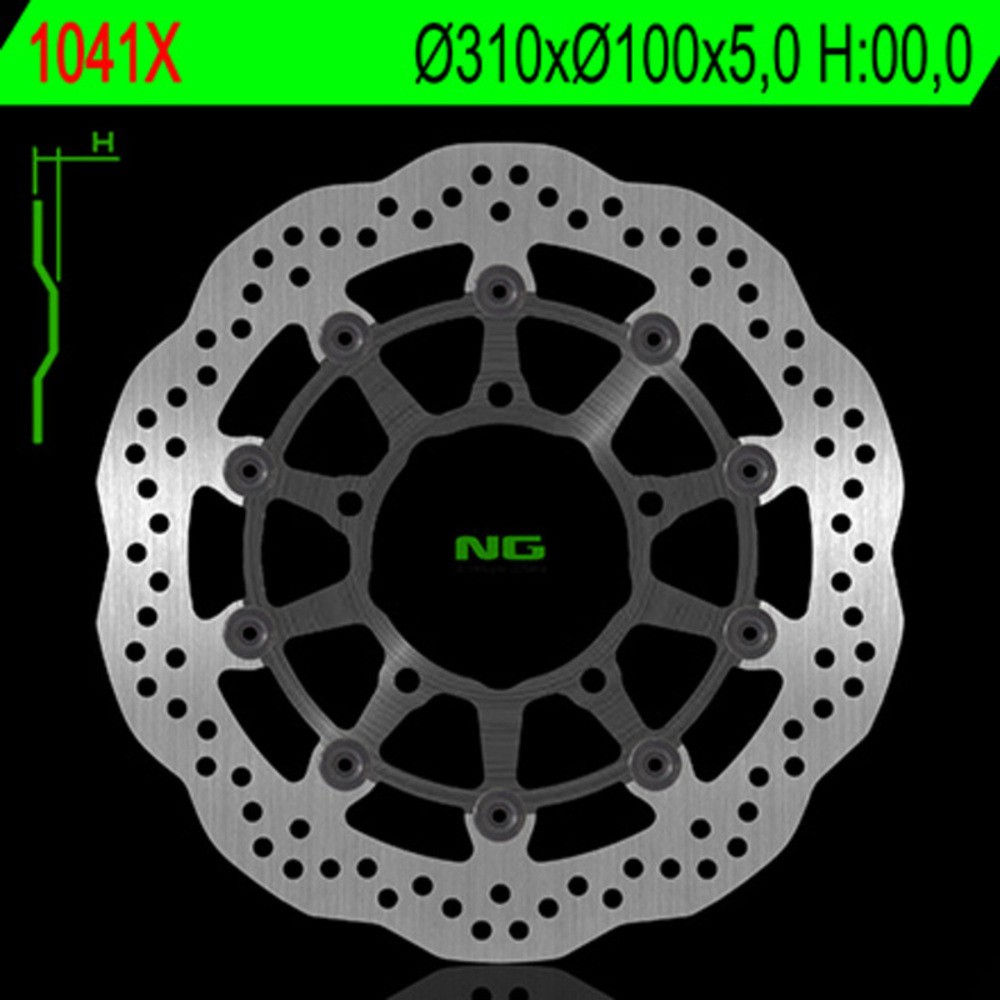 Disk brake ng wavy floating for motorcycles spare parts accessories pieces