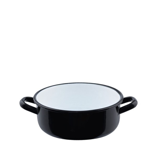 Riess Zwerge Kasserolle Mit BöRdel Ø16Cm 1L Riesen Und Zwerge Emaille-image