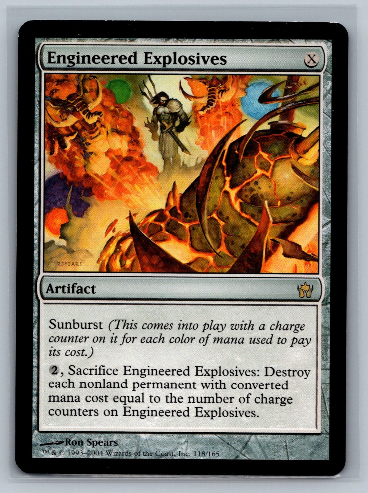 Magic The Gathering Fifth Dawn Engineered Explosives #118/165 MTG TCG CCG