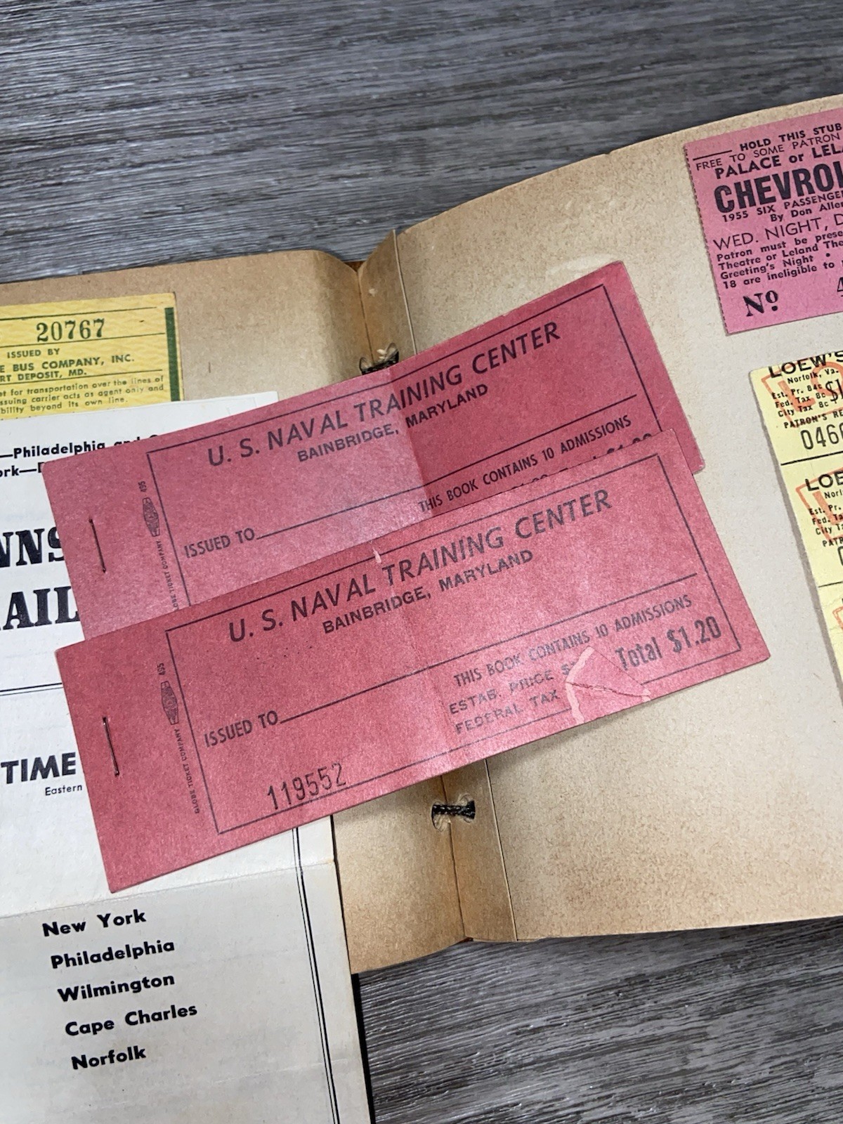 1950s Scrapbook Vintage 50’s Ephemera WW2 Memorabilia, Militaria, Destinations