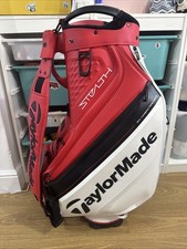 TaylorMade Stealth 2 Tour Golf Staff Bag, 6-fach, Regenhaube, Gurt;, guter Zustand