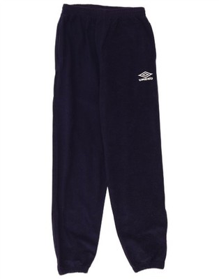 UMBRO Mens Velour Tracksuit Trousers Joggers Medium  Navy Blue BQ17