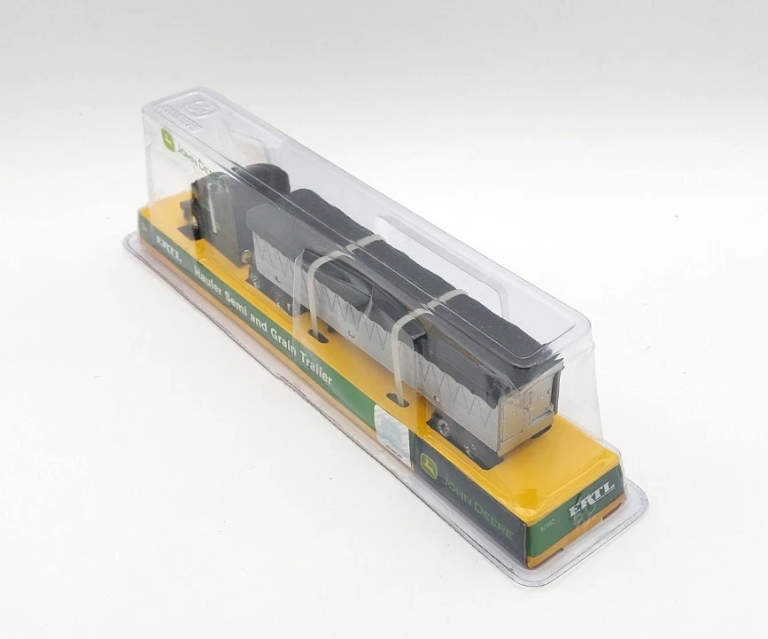 John Deere HAULER SEMI AND GRAIN TRAILER 1:64 Diecast Vehicle Sealed Brand New - Image 2 of 4