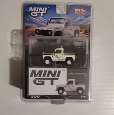 mini gt 1:64 land rover defender 90 pickup 1985 white miJo exclusive limited