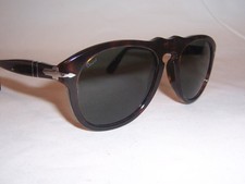 NUOVI OCCHIALI DA SOLE PERSOL 0649 24/31 AVANA/VERDE 52mm AUTENTICI 649