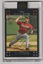 2021 Topps Archives Signature Series - Brad Lidge -2007 Topps Auto /63