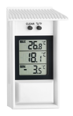 Digitales Thermometer TFA Dostmann wetterfest Maxima-Minima für innen/außen