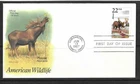 USA SC # 2298 North American Wildlife - Moose - FDC . Artcraft