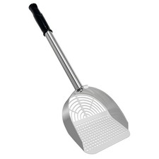 Cat Litter Scoop Deep Shovel, Detachable Long Handle Litter Scooper, Metal Ca...