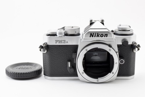 All Works[TOP MINT] Nikon FM3A Silver 35mm SLR Film Camera Body From JAPAN #334