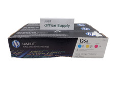 Genuine HP 126A CF341A Tri-Pack CYM Print Cartridge Toner Free Shipping DD