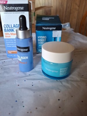 Neutrogena Collagen Bank Serum & Hydro Boost Water Gel Set