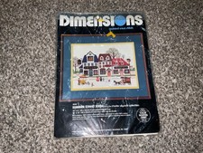 Dimensions Summer Street Scene Building People Counted Cross Stitch Kit 3500