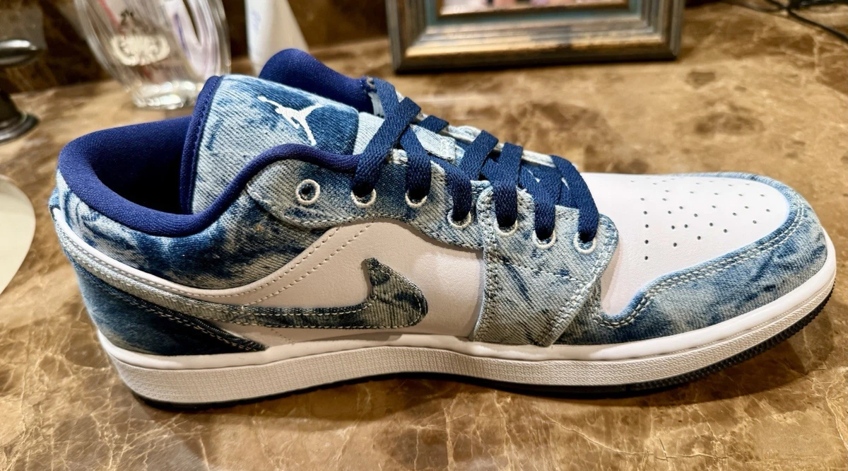 Jordan 1 Low Washed Denim for Sale | Authenticity Guaranteed | eBay