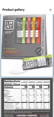 LMNT Zero Sugar Electrolytes - Variety Pack | Drink Mix | 12-Count (12-Count