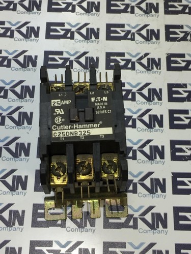 Cutler Hammer C25DNB325 Contactor, 120V Coil 575VAC 25Amp  - Picture 1 of 4
