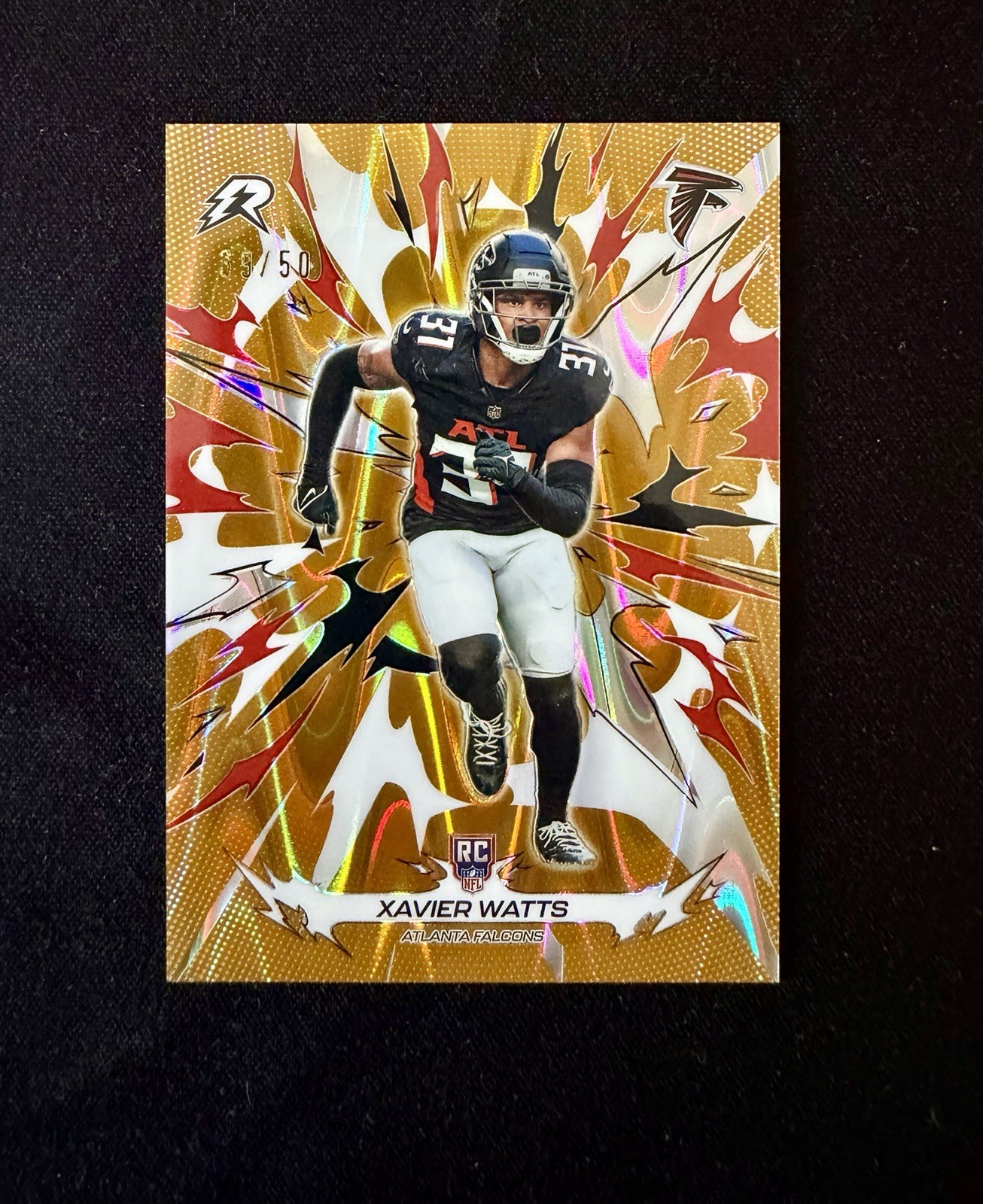 2025 Chrome Xavier Watts Gold Refractor /50