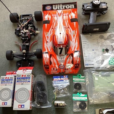 Tamiya F103 Formula RC Car Full Set with Electronics Many OP Parts