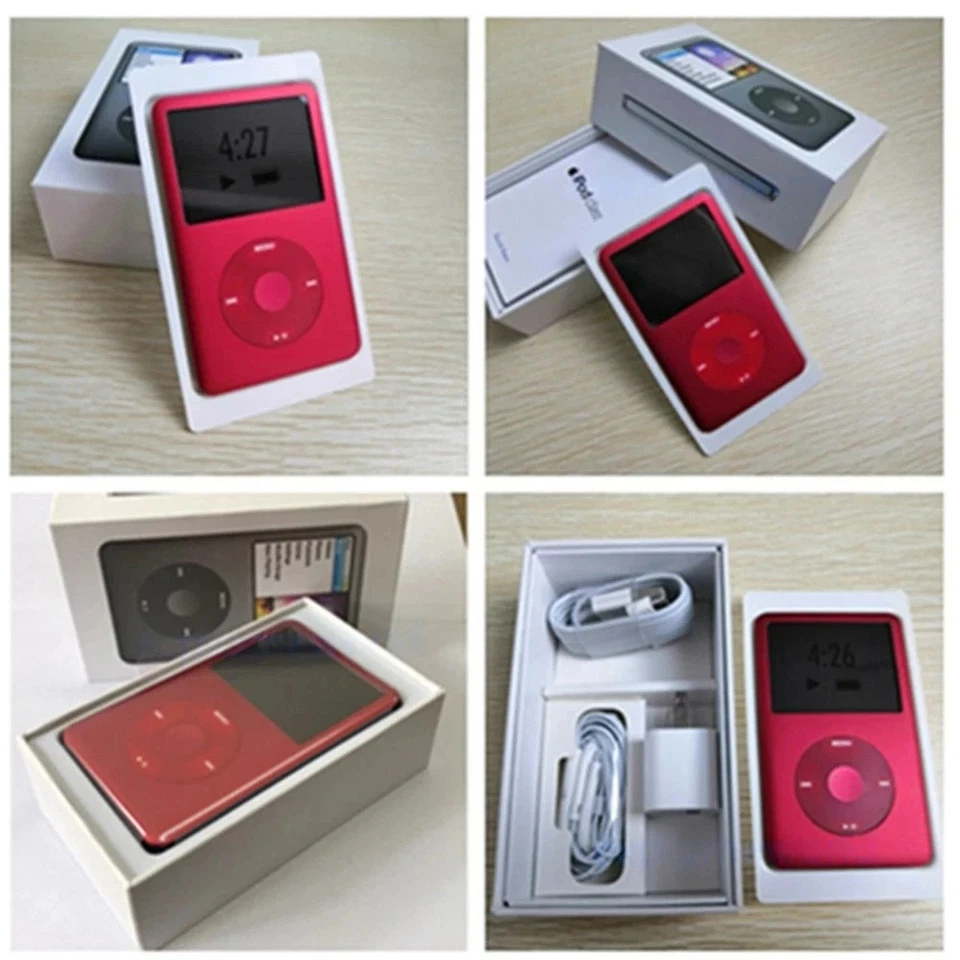 New Modded Apple iPod Classic 6th 7th Gen Red 80/120/160/256/512GB/1TB/2TB SSD - Image 2 of 4