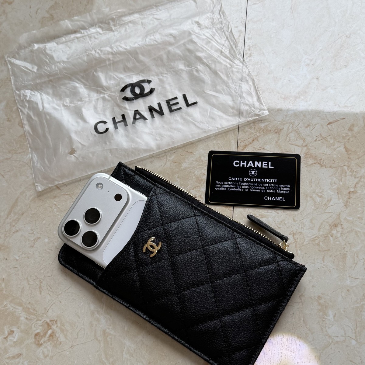 Chanel Beauty VIP Gift Cellphone Bag clutch Brush Holder GWP VIP