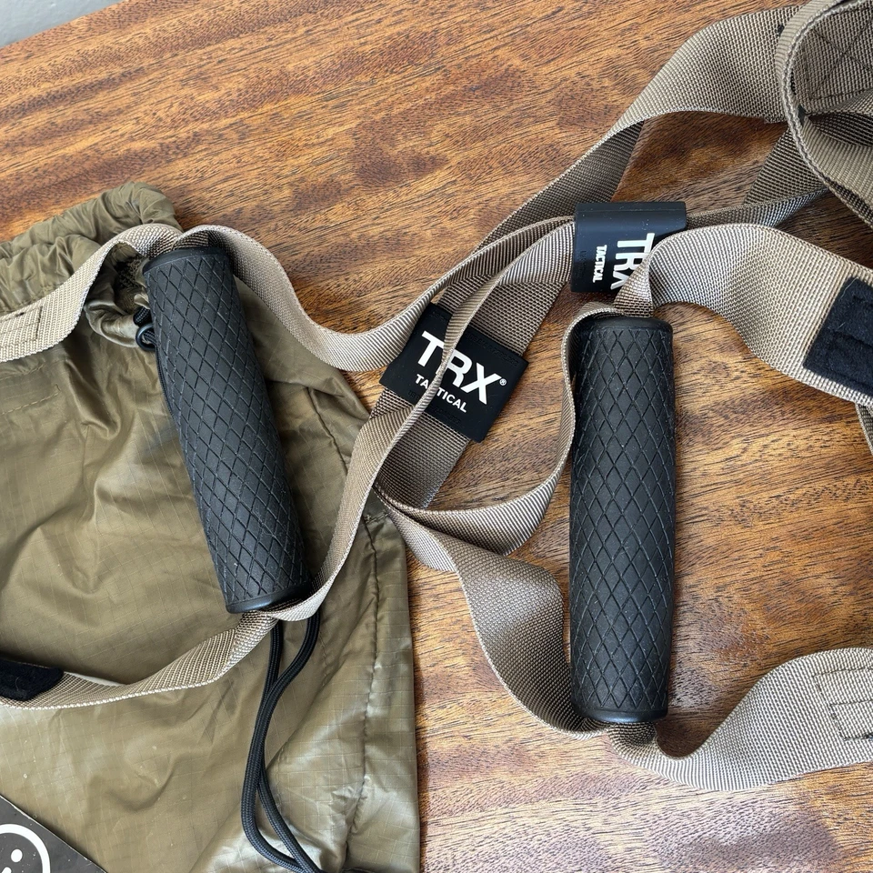 Kit de Entrenador de Suspensión de Gimnasio Táctico TRX con Anclaje de Pared Montaje X Nuevo con Etiquetas Gimnasio en Casa Foto 2 de 4