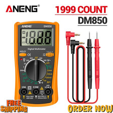 Professional Digital Multimeter Voltmeter Ohmmeter Ammeter Multi Tester Meter