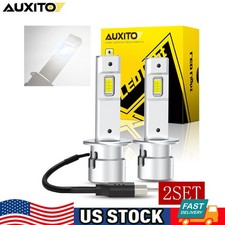 4x H1 LED Headlight Bulb Kit High Low Beam Fog Lamp DRL 6500K Super Bright White