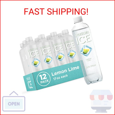 #ad Sparkling Ice Lemon Lime Sparkling Water Zero Sugar Flavored Water with Vitam $21.26