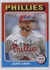 2024 Topps Heritage Short Print Jake Cave #91 7j9