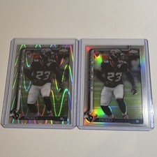 Topps Chrome NFL Rookie Card Lot (2) - Jaylen Reed #374 Houston Texans