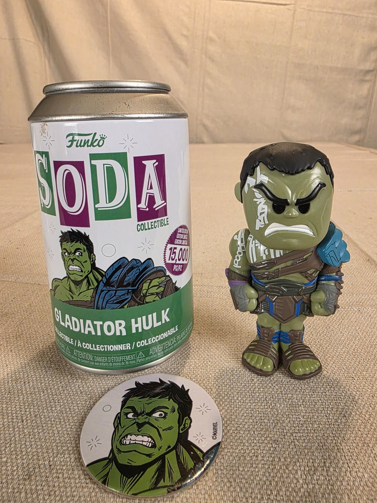 Funko Soda Marvel Thor Ragnarok Gladiator Hulk Vinyl Figure