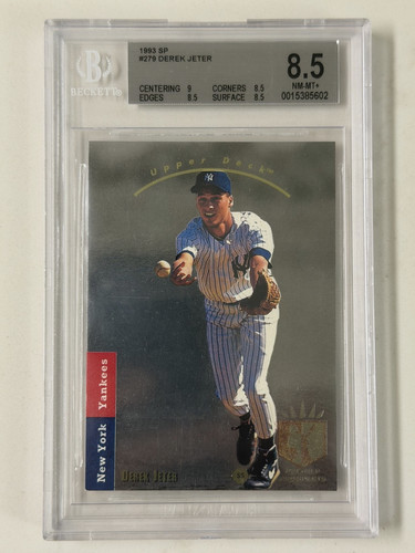 1993 Upper Deck SP - Premier Prospects Derek Jeter #279 (RC) BGS 8.5