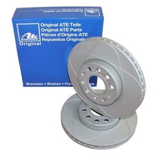 2 ATE Power Disc Bremsscheiben vorne 312mm für Audi Seat Skoda VW