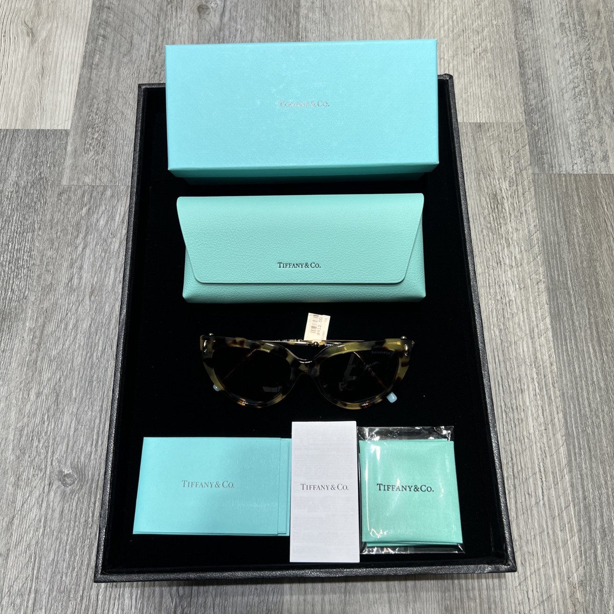 Tiffany TF 4195 Yellow Havana/Brown Shaded (8064/3B) Sunglasses