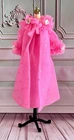 VINTAGE BARBIE ~ DREAMY PINK ~ #1857 NIGHT GOWN & ROBE SET MOD FASHION
