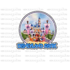 Disney Disneyland parks ddksj title Premade Scrapbook Paper Piece die cut